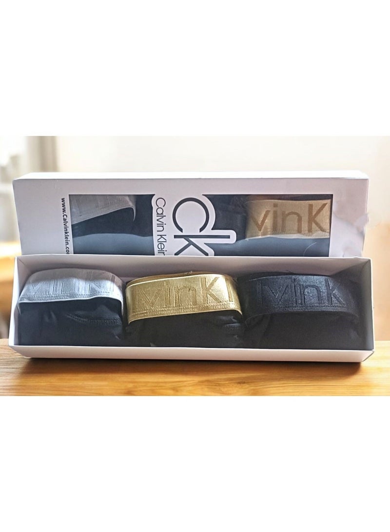 كالفن كلاين بيرفورمانس مجموعة بوكسر رجالي ملابس داخلية قطنية - (عبوة من 3 قطع) - مقاس لارج - Image 4